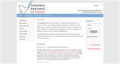 Desktop Screenshot of istanbulprotocol.info